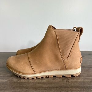Sorel NWOT Harlow Chelsea Tan Waterproof Ankle Boots – Size 7.5 Women’s